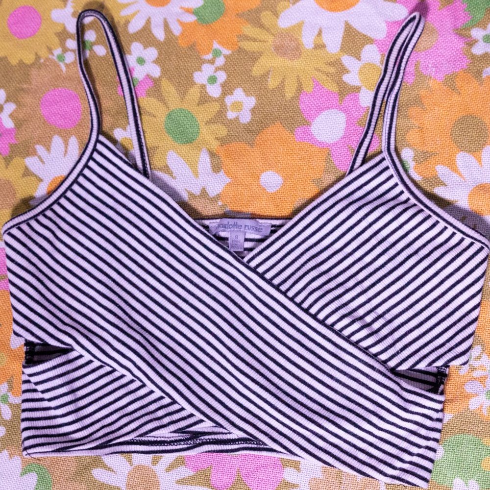 Striped Crop Top